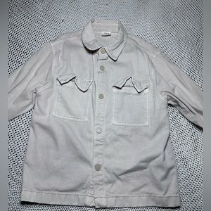 KIDS ZARA SIZE 7 SHIRT GRAY